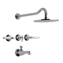Grifería de Ducha Fv Vermont Lever Cromo Cierre Cerámico