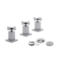 Grifería para Bidet Fv Dominic con Transferencia Cromo Cruz