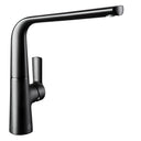 Grifo de Cocina Fv Aromo Monocomando Cierre Cerámico Negro