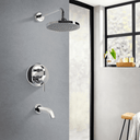 Grifería para Ducha Vasser Lyra Cuerpo Bronce Baño Bañera