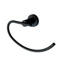 Toallero Baño Vasser Cyrano Aro Negro Accesorio + Garantía