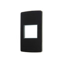 Llave de Luz Sica - Tapa para 2 Módulos - Negro Pininfarina