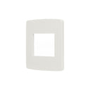 Llave de Luz Sica - Tapa para 2 Módulos - Blanco - Mignon