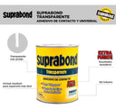 Adhesivo Suprabond Transparente Extra Fuerte en Lata 1 Litro Suprabond