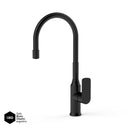 Grifería de Cocina Vasser Agatha Pico Movil Flexible - Black
