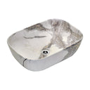 Bacha De Apoyar Marmolada Baño Bch18 Peirano Rectangular