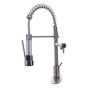 Grifería de Cocina Monocomando Danska Lumi Acero Inoxidable