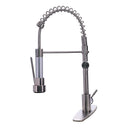 Grifería de Cocina Monocomando Danska Lumi Acero Inoxidable