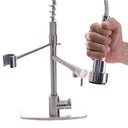 Grifería de Cocina Monocomando Danska Lumi Acero Inoxidable