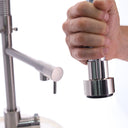 Grifería de Cocina Monocomando Danska Lumi Acero Inoxidable