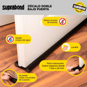 Zócalo Burlete Suprabond Doble Bajo Puerta 95cm - Negro