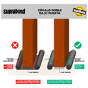 Zócalo Burlete Suprabond Doble Bajo Puerta 95cm - Negro