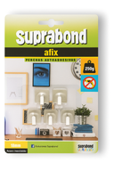 Perchas Autoadhesivas Suprabond Acero Inoxidable - 250g