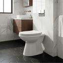 Inodoro Corto Roca Capea Italiana - Porcelana Blanco