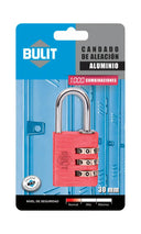 Candado Bulit de Aleación Aluminio de Combinación 30mm Bulit