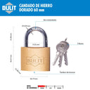 Candado de Hierro Dorado Bulit N° 60 Bulit