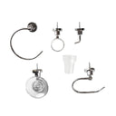 Combo Aqualaf de Accesorios para Baño - Napoli - 5 Piezas Aqualaf