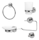 Combo Peirano de Accesorios para Baño - 5 Piezas Metálicas Peirano