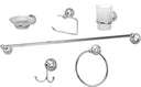 Combo Peirano de Accesorios para Baño - 6 Piezas Metálicas Peirano