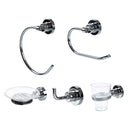 Combo Aqualaf De Accesorios Para Baño - Noa - 5 Piezas