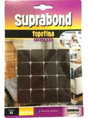 Topetina Suprabond de Fieltro Marrón Cuadrada 20mm
