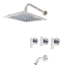 Grifería Bañera Aqualaf Roma Lever Transferencia Ducha Cromo