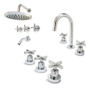 Grifería Completa de Baño Danska Eira Bidet Ducha Lavatorio