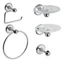 Kit de Accesorios Fv Mikka Cromo 5 Piezas Combo Set - Baño