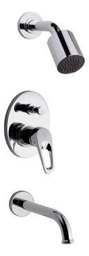 Grifería de Ducha Fv Arizona Monocomando Cerámico Cromo Baño