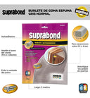 Burlete Suprabond Goma Espuma Normal Gris 5 Metros