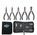 Set Pinzas Precisión BULIT Serie 600 5 Unidades 4 1/2 Pulgadas