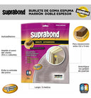 Burlete Suprabond Goma Espuma Doble Espesor Marrón 5 Metros