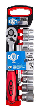 Juego de Llave Criquet Bulit 10 Tubos + Alargue - 1/2 - S800