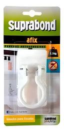 Gancho Autoadhesivo Suprabond Sujeta Escobas Aro - 2,5 Kg