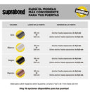 Zócalo Burlete Suprabond Doble Extra Ancho 95cm - Blanco