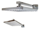 Flor de Ducha Aqualaf Baño - Cuadrada 20cm - Brazo Antical