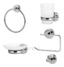 Combo Peirano de Accesorios para Baño - 5 Piezas Metálicas