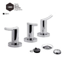 Grifería para Bidet Fv Libby Lever Doble Comando Cerámico