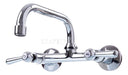 Grifo de Cocina Aqualaf Doble Comando Giro 360 Pared Pico U