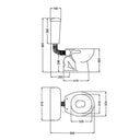 Depósito Ferrum Andina Mochila Colgar a Codo Descarga Simple Ferrum