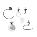 Combo Aqualaf de Accesorios para Baño - Napoli - 5 Piezas