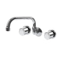 Grifo de Cocina Doble Comando Aqualaf Aq7000 19001 Cromo