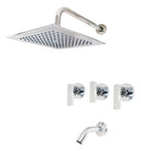 Grifería Bañera Aqualaf Roma Lever Transferencia Ducha Cromo Aqualaf