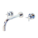 Grifería Baño Deca Flex Bacha Lavatorio Pared Cromo Metal Aqualaf