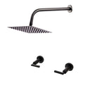 Grifería de Bañera Aqualaf St Cuadrada - Napoli Lever Black Aqualaf