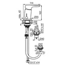 Grifería para Bidet Fv Jana Monocomando Cromo Cerámico Baño Fv