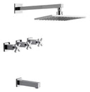 Grifería para Ducha Fv Dominic C. Cerámico C/transf. Cromo Fv