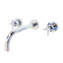 Grifería Baño Deca Flex Bacha Lavatorio Pared Cromo Metal