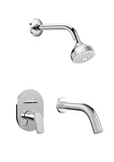 Grifería Para Ducha Roca Coral Kit Embutir Bañera Mono Baño