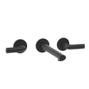 Grifo Para Lavatorio Peirano De Pared Live Black Negro Mate
